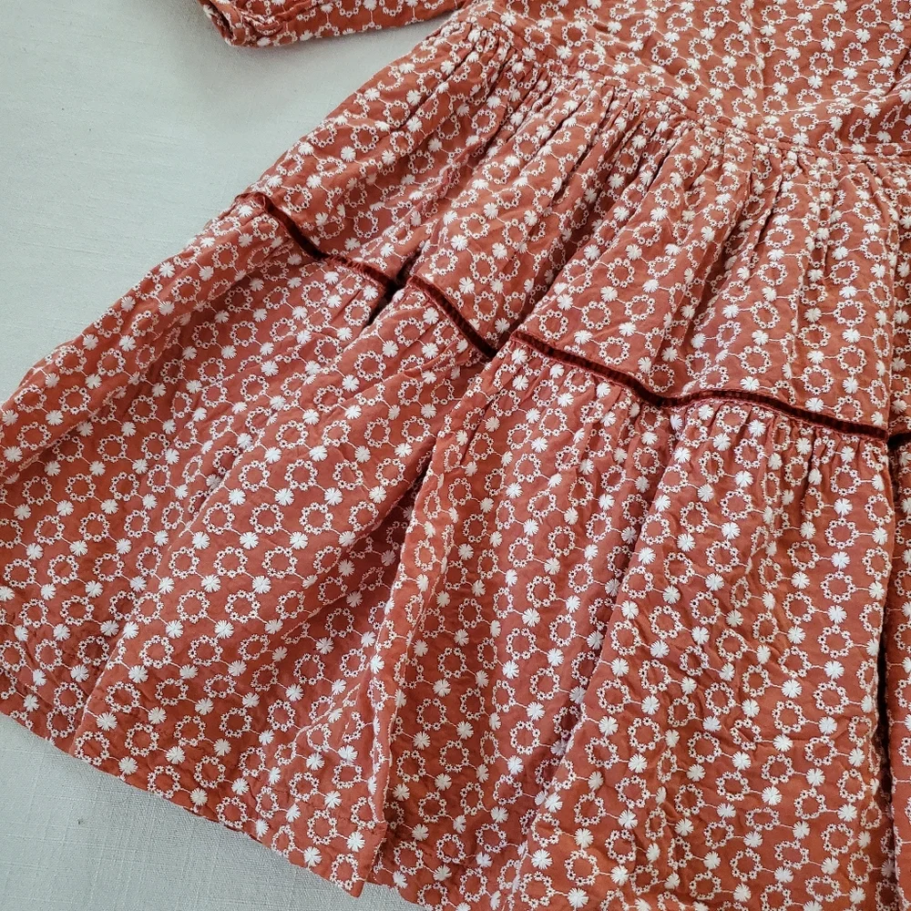 Pink Chicken rust orange dress kids 10 - Picture 9 of 10